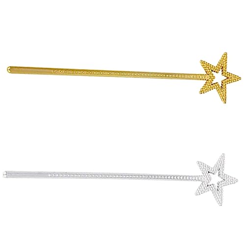 VICASKY 2 Stück Feenstab für Glitzernde Stern Zauberstäbe Cosplay Requisiten für Geburtstagsfeiern Rollenspiele und Festlichkeiten Farben VICASKY 2 Stück Feenstab für Glitzernde Stern Zauberstäbe Cosplay Requisiten für Geburtstagsfeiern Rollenspiele und Festlichkeiten Farben von VICASKY