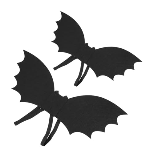 VICASKY 2 Stück Fledermausflügel Halloween-verkleidung Für Haustiere Halloween-haustierzubehör Hundekostüm Verkleiden Halloween-Fledermaus-Requisiten Halloween-kostüm Für Black Eva von VICASKY