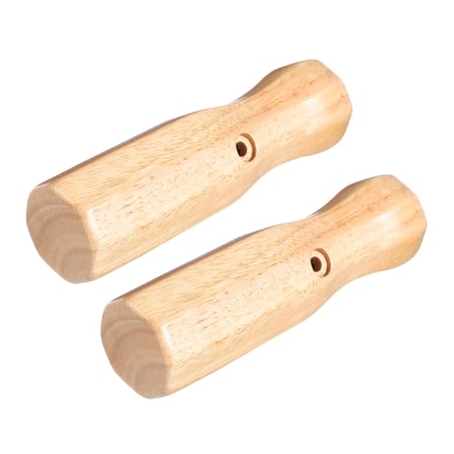 VICASKY 2 Stück Griff für Kickertisch Indoor Spiele Stockendkappengriffe für Desktop-Fußball Ersatzgriff für Tischfußball Griff des Tischfußballautomaten Spielzubehör hölzern Beige VICASKY 2 Stück Griff für Kickertisch Indoor Spiele Stockendkappengriffe für Desktop-Fußball Ersatzgriff für Tischfußball Griff des Tischfußballautomaten Spielzubehör hölzern Beige von VICASKY