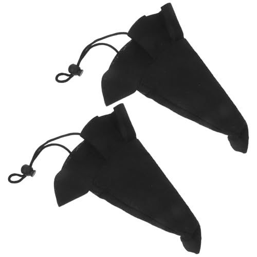 VICASKY 2 Stück Halloween-hexenhut Zaubererhut Männer Halloween-bastelhut Hexenhut Hexenhut Selber Machen Halloween-Accessoires Zaubererkostüm Black Vlies von VICASKY