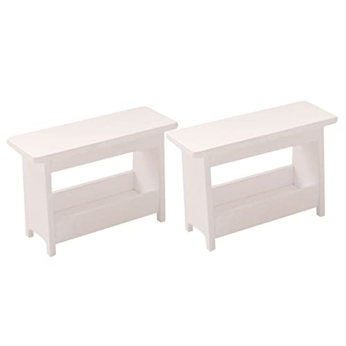 VICASKY 2 Stück Hocker Miniatur Puppenhausmöbel Mini Puppenhausmöbel Mini Ornamente Zum Basteln Miniatur Dinge Miniatur Schreibtisch Zum Basteln Mini Schreibtisch Für Weißes VICASKY 2 Stück Hocker Miniatur Puppenhausmöbel Mini Puppenhausmöbel Mini Ornamente Zum Basteln Miniatur Dinge Miniatur Schreibtisch Zum Basteln Mini Schreibtisch Für Weißes von VICASKY