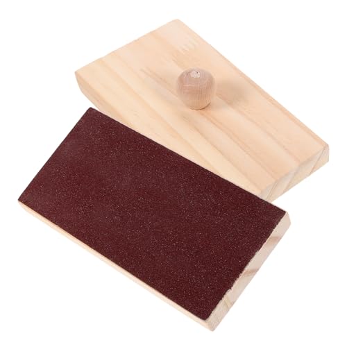 VICASKY 2 Stück Holz Sandblöcke Rhythmusspielzeug Orff Instrument für Musikalischer Wahrnehmung und Koordination für Kindergärten von VICASKY