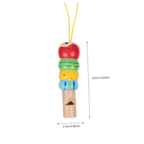 VICASKY 2 Stück Holzpfeifen für Kleines Sicheres Musikinstrument mit Niedlichem Tierdesign Lernspielzeug Vorstellungskraft und Atemübungen für Kleinkinder VICASKY 2 Stück Holzpfeifen für Kleines Sicheres Musikinstrument mit Niedlichem Tierdesign Lernspielzeug Vorstellungskraft und Atemübungen für Kleinkinder von VICASKY