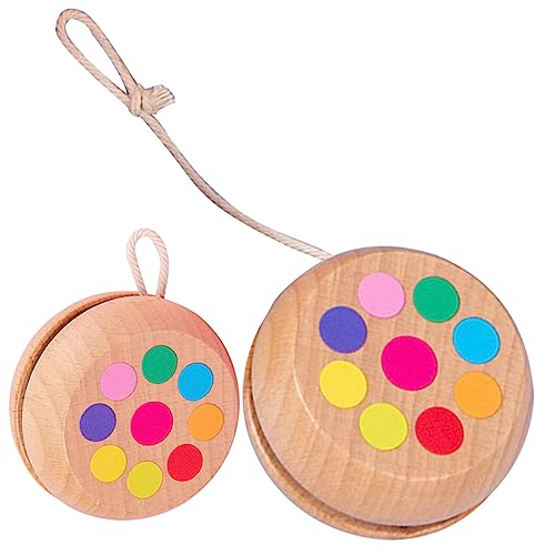 VICASKY 2 Stück Jo-Jo für -Jo-Jo- lustiges Jo-Jo- Yoyo Bälle für schöne Jo-Jo-Bälle Jo-Jo-Kugeln aus Holz Kinderspielzeug hölzern VICASKY 2 Stück Jo-Jo für -Jo-Jo- lustiges Jo-Jo- Yoyo Bälle für schöne Jo-Jo-Bälle Jo-Jo-Kugeln aus Holz Kinderspielzeug hölzern von VICASKY