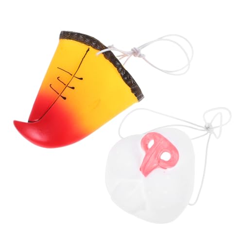 VICASKY 2 Stück Kaninchennasendekoration Diese Schlüsselwörter können dazu beitragen Halloween Requisiten Papageiennase -Kleider -Accessoire Simulation Tiernase für Papageienkostüm Vinyl VICASKY 2 Stück Kaninchennasendekoration Diese Schlüsselwörter können dazu beitragen Halloween Requisiten Papageiennase -Kleider -Accessoire Simulation Tiernase für Papageienkostüm Vinyl von VICASKY