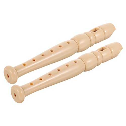 VICASKY 2 Stück Klarinetten Kunststoff Flöten für Anfänger Robuste und Langlebige Musikinstrumente für Musikalische Früherziehung und Entwicklung der Musikalität von Kindern VICASKY 2 Stück Klarinetten Kunststoff Flöten für Anfänger Robuste und Langlebige Musikinstrumente für Musikalische Früherziehung und Entwicklung der Musikalität von Kindern von VICASKY