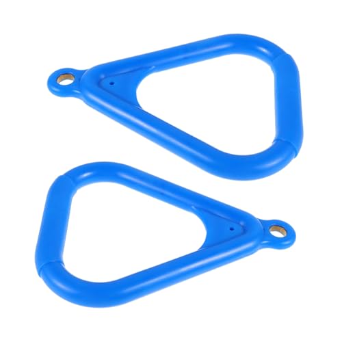 VICASKY 2 Stück Klettergriffe Kunststoff Fitnessringe für Indoor Outdoor Spielplatz Training Klimmzug Obstacle Course Zubehör für Aktives und Kraftaufbau von VICASKY