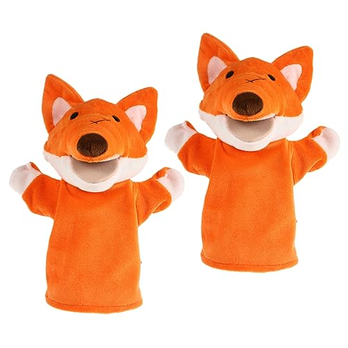 VICASKY 2 Stück Krähen Handpuppe Die Marionetten Kinderspielzeug Massenspielzeug Geschichtenerzählpuppe Spielzeugpuppen Für Tierpuppen Für Kleinkinder Cartoon Handpuppenspielzeug von VICASKY