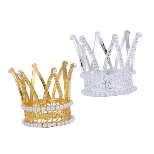 VICASKY 2 Stück Kronenverzierung Mini Tiara Kinderkrone Krone Kuchenverzierungen Brauttiara Topper Tiara-Dekoration Geburtstagskuchenverzierungen kleine Diadem-Kuchendekoration Legierung VICASKY 2 Stück Kronenverzierung Mini Tiara Kinderkrone Krone Kuchenverzierungen Brauttiara Topper Tiara-Dekoration Geburtstagskuchenverzierungen kleine Diadem-Kuchendekoration Legierung von VICASKY