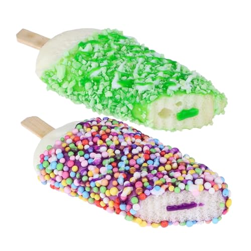 VICASKY 2 Stück Künstliche Eiscreme Modell Teilig Realistische Simulation Fotorequisite für Food Fotografie Ladendekoration Kindergarten Lehrmittel VICASKY 2 Stück Künstliche Eiscreme Modell Teilig Realistische Simulation Fotorequisite für Food Fotografie Ladendekoration Kindergarten Lehrmittel von VICASKY