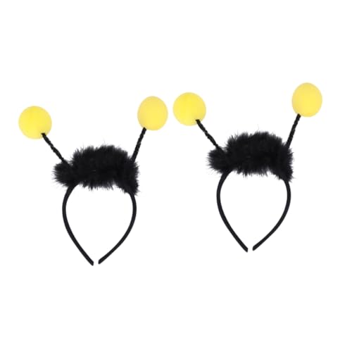 VICASKY 2 Stück LED Halloween Haarreif mit Leuchtenden Bienen Antennen Sicherer Langlebiger Haarschmuck für Damen und Herren Bequemes Party Accessoire für Karneval und Kostümfeste von VICASKY