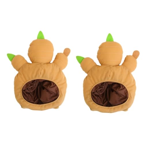 VICASKY 2 Stück Lustige Ginger Cosplay Mütze aus Weichem Plüsch Leichte Halloween Karneval Kopfbedeckung als Foto Requisite Angenehm zu Tragen Einfach Auszuziehen für Party und Verkleidung VICASKY 2 Stück Lustige Ginger Cosplay Mütze aus Weichem Plüsch Leichte Halloween Karneval Kopfbedeckung als Foto Requisite Angenehm zu Tragen Einfach Auszuziehen für Party und Verkleidung von VICASKY