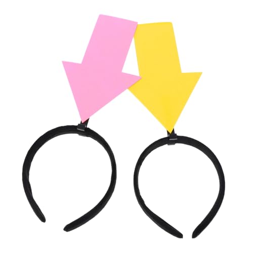 VICASKY 2 Stück Lustige Kreative Kopfband Accessoires für Halloween Cosplay Partys und Mehr Gelb für Fotos und Soziale Medien von VICASKY