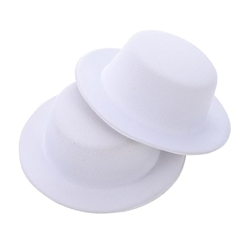 VICASKY Mini Hüte Haarspangen DIY Billycock Dicer Homburg Handgemachte Haarnadeln Aus Hochwertigem Material Ideal Für Kreative Haaraccessoires Und Bastelprojekte von VICASKY