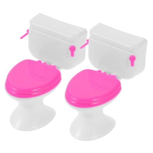 VICASKY 2 Stück Mini Puppenhaus Toilette Farbenfrohes Miniatur Langlebig und Detailgetreu für Kleine Mädchen Fördert Fantasievolles Rollenspiel und Motorische Fähigkeiten Zufällige Farbe VICASKY 2 Stück Mini Puppenhaus Toilette Farbenfrohes Miniatur Langlebig und Detailgetreu für Kleine Mädchen Fördert Fantasievolles Rollenspiel und Motorische Fähigkeiten Zufällige Farbe von VICASKY