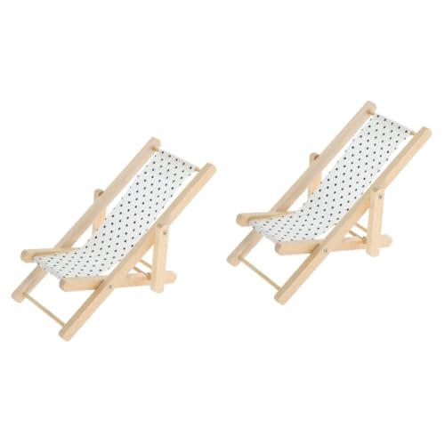 VICASKY 2 Stück Miniatur Puppenhaus Strandliegestuhl aus Holz Miniaturmöbel Strandkorb Deko Mini Haus Ornament Liegestuhl Leicht Robust für Micro Landschaft und Miniaturhaus Dekoration VICASKY 2 Stück Miniatur Puppenhaus Strandliegestuhl aus Holz Miniaturmöbel Strandkorb Deko Mini Haus Ornament Liegestuhl Leicht Robust für Micro Landschaft und Miniaturhaus Dekoration von VICASKY