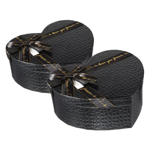 VICASKY 2 Stück Pralinenschachteln Leere T Shirt Boxen Für Kleidungsboxen Für Boxen Boxen Herz Bastelboxen Herzförmige Boxen Valentins Herzboxen Schwarzes Papier VICASKY 2 Stück Pralinenschachteln Leere T Shirt Boxen Für Kleidungsboxen Für Boxen Boxen Herz Bastelboxen Herzförmige Boxen Valentins Herzboxen Schwarzes Papier von VICASKY