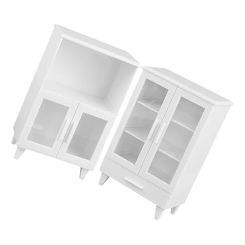 VICASKY 2 Stück Puppenhaus Schrank Modellhaus Puppenhaus Möbel Schminkbank Schminktisch Kommode Für Kommode Schminktisch Kommode Bücherregal Weißer Kunststoff VICASKY 2 Stück Puppenhaus Schrank Modellhaus Puppenhaus Möbel Schminkbank Schminktisch Kommode Für Kommode Schminktisch Kommode Bücherregal Weißer Kunststoff von VICASKY