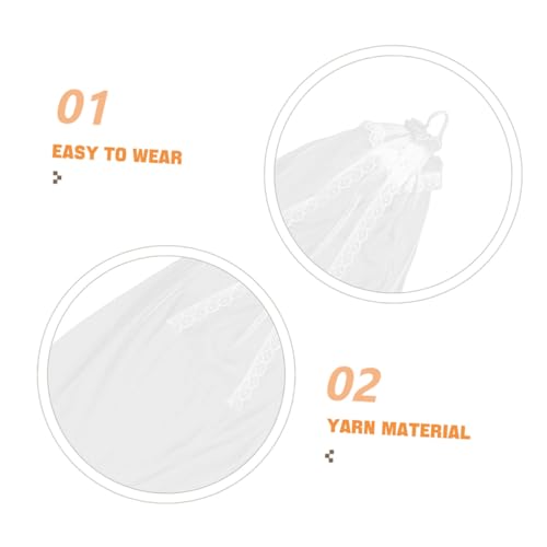 VICASKY 2 Stück Puppenschleier Brautschleibstirnband Puppe Hochzeitsschleier Hochzeit Brautkopfschmuck Mini-Schleier Zubehör für Hochzeitspuppen Zubehör für Babypuppen Garn Weiß VICASKY 2 Stück Puppenschleier Brautschleibstirnband Puppe Hochzeitsschleier Hochzeit Brautkopfschmuck Mini-Schleier Zubehör für Hochzeitspuppen Zubehör für Babypuppen Garn Weiß von VICASKY