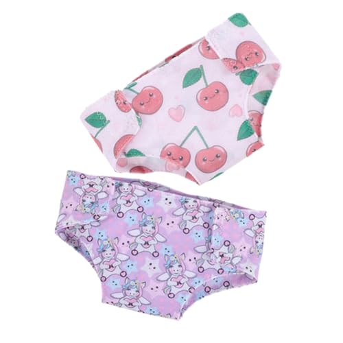 VICASKY Puppenkleidung 2 Stück für Kleine Puppen Windeln Zubehör für Rollenspiele Wiederverwendbare Stoffwindeln für Puppen Puppenunterwäsche für Mädchen Puppenaccessoires VICASKY Puppenkleidung 2 Stück für Kleine Puppen Windeln Zubehör für Rollenspiele Wiederverwendbare Stoffwindeln für Puppen Puppenunterwäsche für Mädchen Puppenaccessoires von VICASKY