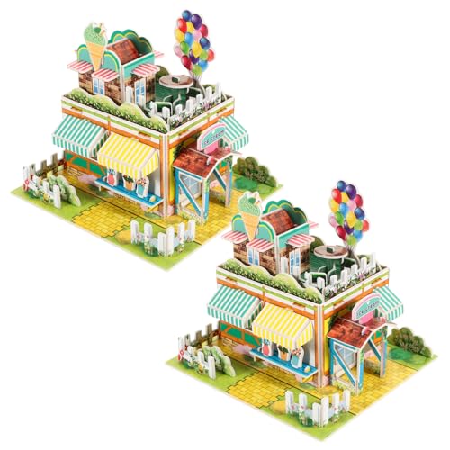 VICASKY 2 Stück Puzzle Für Erwachsene Schaumstoff-3d-puzzles Für Erwachsene Puzzle Bauen Rätsel Für Erwachsene Schaumpuzzle Schaumbaumodell Schaumstoff-Puzzles Schaumstoffplatte von VICASKY