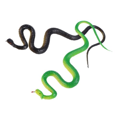 VICASKY 2 Stück Realistische Teiliges Fake Snake Toy Lebensechte Simulation Detailreiche Schlange Figuren für Party Garten Dekoration Streiche und Halloween Deko VICASKY 2 Stück Realistische Teiliges Fake Snake Toy Lebensechte Simulation Detailreiche Schlange Figuren für Party Garten Dekoration Streiche und Halloween Deko von VICASKY