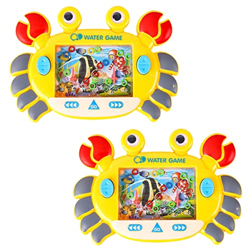 VICASKY 2 Stück Ringspielmaschine Krabbenspielzeug Spiel Kinderspielzeug Wasserring Handheld Handheld Spiele Handheld Wasserspielzeug Wasserspielzeug Wasserspielzeug Gelber Kunststoff VICASKY 2 Stück Ringspielmaschine Krabbenspielzeug Spiel Kinderspielzeug Wasserring Handheld Handheld Spiele Handheld Wasserspielzeug Wasserspielzeug Wasserspielzeug Gelber Kunststoff von VICASKY