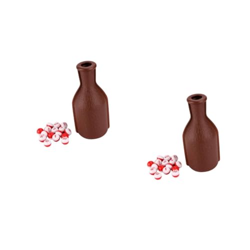 VICASKY 2 Stück Snooker Shaker Flasche Set mit Nummerierten Billardkugeln und Würfeln Braunes Kunststoff Dice Billiards Zubehör für Pool und PEA Spiele Langlebig und Unterhaltsam für VICASKY 2 Stück Snooker Shaker Flasche Set mit Nummerierten Billardkugeln und Würfeln Braunes Kunststoff Dice Billiards Zubehör für Pool und PEA Spiele Langlebig und Unterhaltsam für von VICASKY