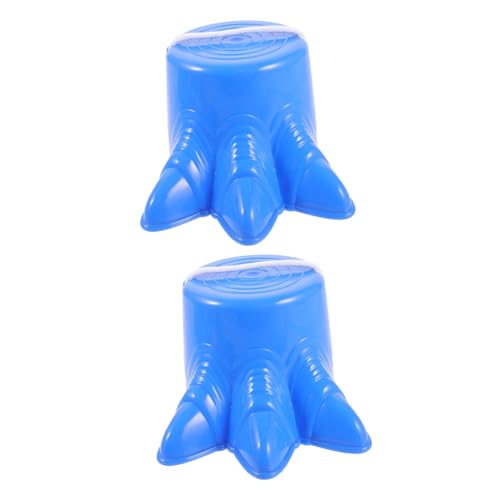 VICASKY 2 Stück Stelzen Schuhe Kunststoff Kralle Form Balance Trainer Outdoor Sportspielzeug Blau Seil Zufälliger Stil für Gleichgewichtstraining und Koordinationsförderung von VICASKY