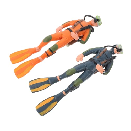 VICASKY 2 Stück Taucher Figuren Teilig Realistische Miniatur Taucher Modelle Dekorative Action Figuren für Aquarium Deko Lehrreiche Tauchermodelle als für Unterricht VICASKY 2 Stück Taucher Figuren Teilig Realistische Miniatur Taucher Modelle Dekorative Action Figuren für Aquarium Deko Lehrreiche Tauchermodelle als für Unterricht von VICASKY