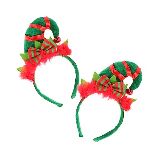 VICASKY 2 Stück Teiliges Federhaarbänder Bunte Pailletten Kleine Spitzhüte Weihnachtlicher Party Kopfschmuck Langlebig und Bequem für Karneval Kostüm und Festivalfeiern von VICASKY