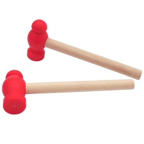 VICASKY 2 Stück Teiliges Holzspielzeug Hammer Simulation DIY Kinderwerkzeug Sicherer Kleiner Mehrzweck holzhammer für Jungen und Mädchen Pädagogisches Motorikspielzeug Glatte Oberfläche VICASKY 2 Stück Teiliges Holzspielzeug Hammer Simulation DIY Kinderwerkzeug Sicherer Kleiner Mehrzweck holzhammer für Jungen und Mädchen Pädagogisches Motorikspielzeug Glatte Oberfläche von VICASKY