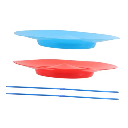 VICASKY 2 Stück Teiliges Jonglier mit Rotierenden Zirkustellern und Stöcken Kinderfreundlich Einfach zu Erlernen Buntes Partyspielzeug für Zirkus und Straßenaufführungen VICASKY 2 Stück Teiliges Jonglier mit Rotierenden Zirkustellern und Stöcken Kinderfreundlich Einfach zu Erlernen Buntes Partyspielzeug für Zirkus und Straßenaufführungen von VICASKY