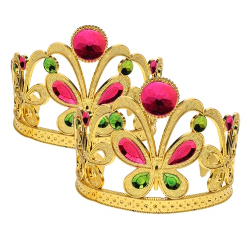 VICASKY 2 Stück Teiliges Kindercrown Stirnband mit Funkelnden Strasssteinen Kleine Goldfarbene Prinzessinnen Krone für Mädchen Eleganter Haarschmuck für Kostüm Geburtstag Party und VICASKY 2 Stück Teiliges Kindercrown Stirnband mit Funkelnden Strasssteinen Kleine Goldfarbene Prinzessinnen Krone für Mädchen Eleganter Haarschmuck für Kostüm Geburtstag Party und von VICASKY