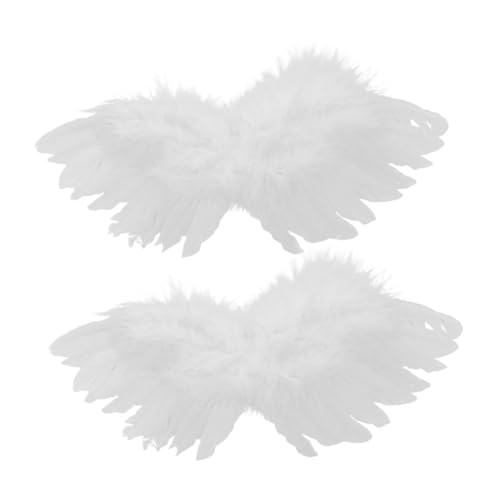VICASKY 2 Stück Teiliges Kleine Engelsflügel für Puppen aus Simulierten Federn Weiche Formstabile Deko Accessoires mit Befestigungsriemen für DIY bastelprojekte und Puppenkostüme VICASKY 2 Stück Teiliges Kleine Engelsflügel für Puppen aus Simulierten Federn Weiche Formstabile Deko Accessoires mit Befestigungsriemen für DIY bastelprojekte und Puppenkostüme von VICASKY