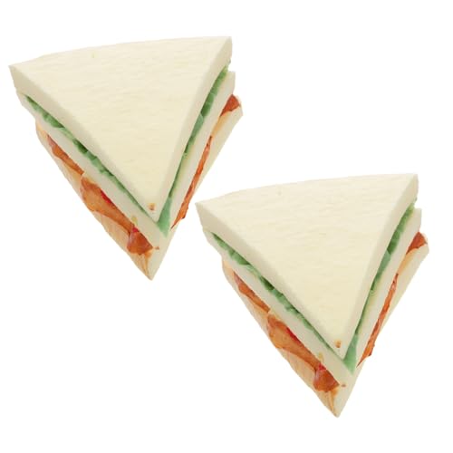 VICASKY 2 Stück Teiliges Künstliche Sandwichbrot Natürliche Nachbildung Langlebig Lebensmittelecht Hygienisch für Food Display Küchen Deko Food Fotografie Props VICASKY 2 Stück Teiliges Künstliche Sandwichbrot Natürliche Nachbildung Langlebig Lebensmittelecht Hygienisch für Food Display Küchen Deko Food Fotografie Props von VICASKY