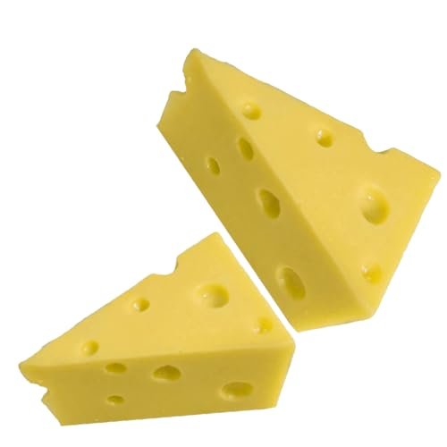 VICASKY 2 Stück Teiliges Künstliches Käsemodell Langlebig und Bruchsicher Realistische Dekoration für DIY Haus Fotografie Requisiten Vielseitig Einsetzbar für Restaurant und VICASKY 2 Stück Teiliges Künstliches Käsemodell Langlebig und Bruchsicher Realistische Dekoration für DIY Haus Fotografie Requisiten Vielseitig Einsetzbar für Restaurant und von VICASKY