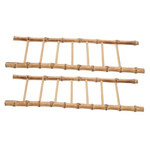 VICASKY 2 Stück Teiliges Miniatur Bambusleiter Set Detailgetreue Vielseitige Mini Leiter für Puppenhaus Möbel Sandgarten und DIY Landschaftsdekoration für Miniaturgärten und Bastelprojekte VICASKY 2 Stück Teiliges Miniatur Bambusleiter Set Detailgetreue Vielseitige Mini Leiter für Puppenhaus Möbel Sandgarten und DIY Landschaftsdekoration für Miniaturgärten und Bastelprojekte von VICASKY