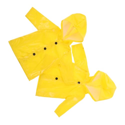 VICASKY 2 Stück Teiliges Puppen Regenjacken wasserdichte Gelbe Puppenkleidung Wetterfeste Regenmäntel für Amerikanische Mädchenpuppen Pflegeleicht und Modisch Zubehör für Puppenhäuser VICASKY 2 Stück Teiliges Puppen Regenjacken wasserdichte Gelbe Puppenkleidung Wetterfeste Regenmäntel für Amerikanische Mädchenpuppen Pflegeleicht und Modisch Zubehör für Puppenhäuser von VICASKY
