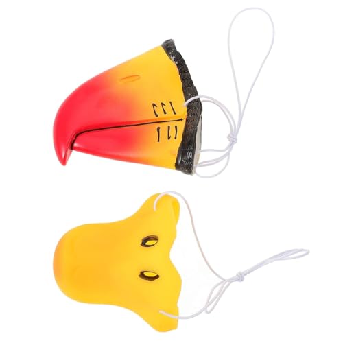 VICASKY 2 Stück Teiliges Tier Nasen Kostümset Langlebige Cosplay Accessoires mit Vogelschnabel Design für Halloween Karneval Tier Mottoparty und Verkleidungen für Erwachsene VICASKY 2 Stück Teiliges Tier Nasen Kostümset Langlebige Cosplay Accessoires mit Vogelschnabel Design für Halloween Karneval Tier Mottoparty und Verkleidungen für Erwachsene von VICASKY