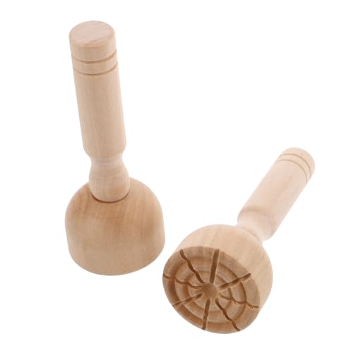 VICASKY 2 Stück Töpferstempel für Ton Stempel aus Ton Holzstempel Light Brown VICASKY 2 Stück Töpferstempel für Ton Stempel aus Ton Holzstempel Light Brown von VICASKY