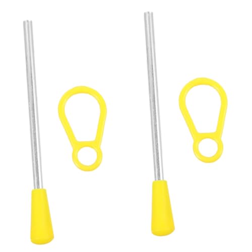 VICASKY 2 Stück Triangle Iron Mallets Professionelle Schlaginstrumente mit Antirutschgriff für Klaren für Musikalische Frühbildung und Percussion Übungen von VICASKY
