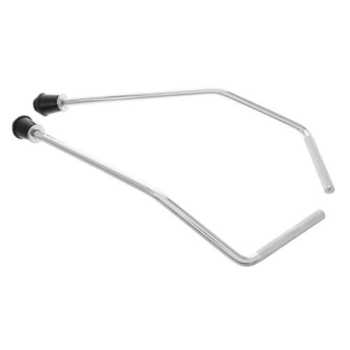VICASKY 2 Stück Trommelbeinzubehör Floor-Tom-Beinhalter Bassdrum-Füße Trommel-Riser Bein der Bassdrum Trommelständerfüße Schlagzeugständer Zubehör Rostfreier Stahl Silber VICASKY 2 Stück Trommelbeinzubehör Floor-Tom-Beinhalter Bassdrum-Füße Trommel-Riser Bein der Bassdrum Trommelständerfüße Schlagzeugständer Zubehör Rostfreier Stahl Silber von VICASKY