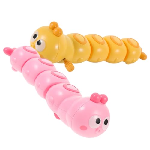 VICASKY 2 Stück Uhrwerk-Raupenspielzeug für Krabbelndes neuartige Aufziehspielzeuge Babyspielzeug Caterpillar-Aufwickelspielzeug Raupe Uhrwerk Krabbelspielzeug Abs VICASKY 2 Stück Uhrwerk-Raupenspielzeug für Krabbelndes neuartige Aufziehspielzeuge Babyspielzeug Caterpillar-Aufwickelspielzeug Raupe Uhrwerk Krabbelspielzeug Abs von VICASKY