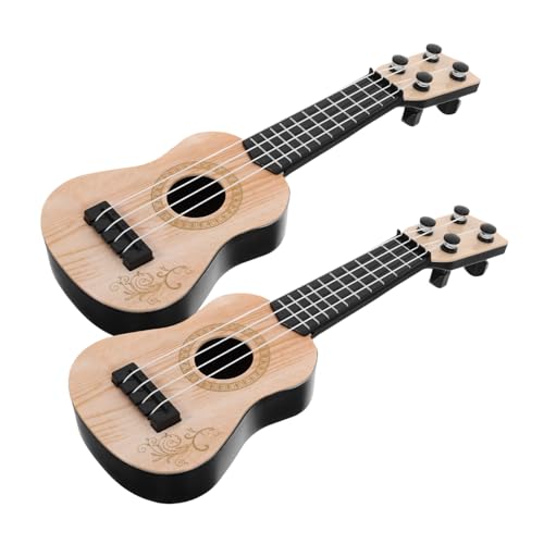 VICASKY 2 Stück Ukulele Musikinstrument für Gitarre für Frühe Bildung für Kleinkinder für Musikalische Frühförderung Weißes Design VICASKY 2 Stück Ukulele Musikinstrument für Gitarre für Frühe Bildung für Kleinkinder für Musikalische Frühförderung Weißes Design von VICASKY