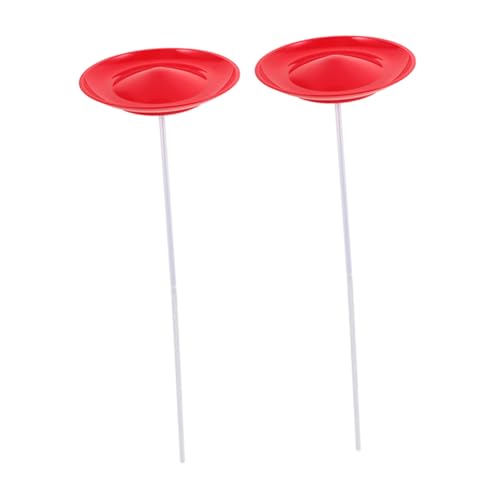 VICASKY 2 Stück Ultraleichte Jonglierplatten mit Stab Präzise Ausbalancierte Zirkus Performance Requisiten für Bühne und Training für Profi und Hobbyjongleure VICASKY 2 Stück Ultraleichte Jonglierplatten mit Stab Präzise Ausbalancierte Zirkus Performance Requisiten für Bühne und Training für Profi und Hobbyjongleure von VICASKY