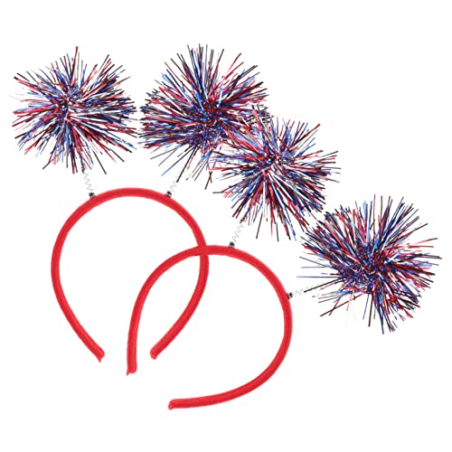VICASKY 2stücke Pack Party Stirnbänder Festivals Haarbänder Unabhängigkeitstag Kopfschmuck Haarreifen Für Kostüme Und Feiern von VICASKY