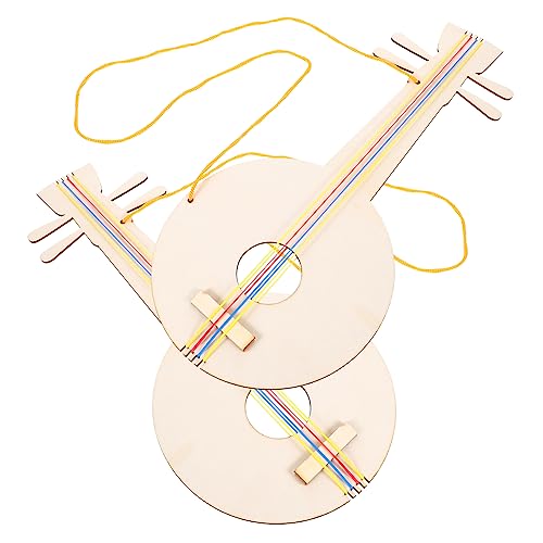 VICASKY 2 Stück Unvollendetes Holzgitarren für DIY Malerei Gitarre Bastelspielzeug für Kreative Junge Fördert Feinmotorik und Kreativität VICASKY 2 Stück Unvollendetes Holzgitarren für DIY Malerei Gitarre Bastelspielzeug für Kreative Junge Fördert Feinmotorik und Kreativität von VICASKY
