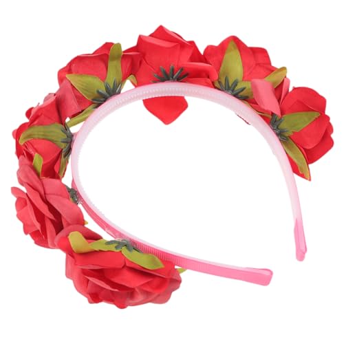 VICASKY 2 Stück Valentinstag Haarband Rote Imitierte Rosen Stirnband Party Kopfschmuck Hochwertiger Haarschmuck für Frauen und Mädchen Bequem und Rutschfest für Feierlichkeiten und VICASKY 2 Stück Valentinstag Haarband Rote Imitierte Rosen Stirnband Party Kopfschmuck Hochwertiger Haarschmuck für Frauen und Mädchen Bequem und Rutschfest für Feierlichkeiten und von VICASKY