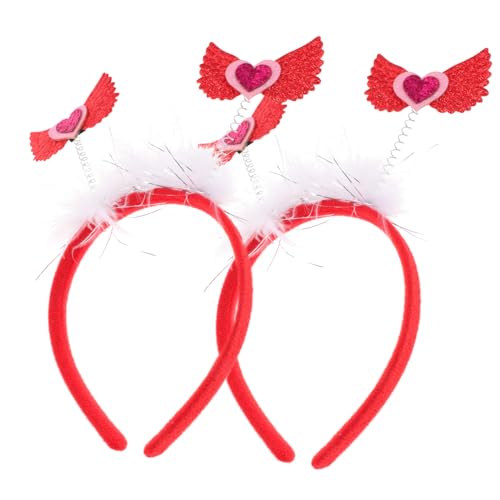 VICASKY 2 Stück Valentinstag Haarreif Rote Glitzer Herz Stirnbänder Flexibel Haltbar für Damen Mädchen Party Hochzeits Haarschmuck VICASKY 2 Stück Valentinstag Haarreif Rote Glitzer Herz Stirnbänder Flexibel Haltbar für Damen Mädchen Party Hochzeits Haarschmuck von VICASKY